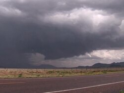Stormy sky, large thunderstorm, WA, USA Stock Footage