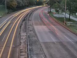 Downtown Houston Night to Sunrise Stock Footage