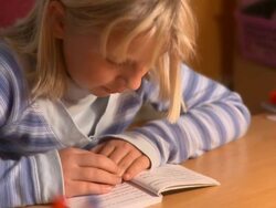 School Reading Stock Footage
