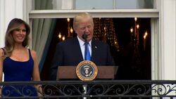 Trump Hosts July Fourth Military Families Picnic News Clip