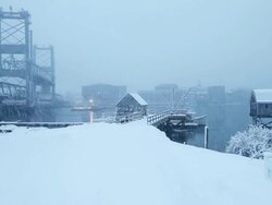 Winter in New England Stock Footage