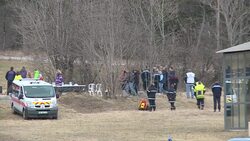 CLEAN : Families gather at Germanwings plane crash site News Clip