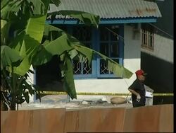 Police search scene of anti terror raid News Clip