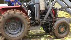agricultural tractor farming Stock Footage