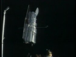 USA/SPACE: SHUTTLE DISCOVERY HUBBLE TELESCOPE MISSION News Clip