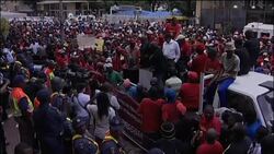 Thousands of truck drivers take to streets in wages protest News Clip