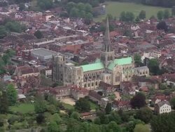 Chichester And Cathedral Stock Footage