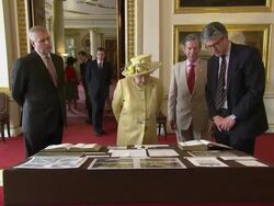 Queen Elizabeth welcomes military veterans to Buckingham Palace News Clip
