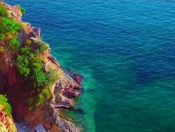 Beautiful seascape Stock Footage