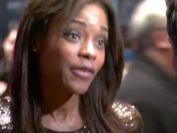 Naomie Harris at the The First Grader Premiere: 54th BFI London Film Festival at London England. (Footage by WireImage Video/GettyImages) Stock Footage