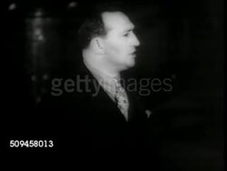 1937: BOSTON SPEAKS: Gilded dome of Massachusetts State Capital (State House). INT Chamber of Representatives w/ representative saying this goes too far (22nd amendment push) & why have they refused to include the word 'gainful' into Amendment. Instructional Video