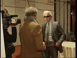 Karl Lagerfeld offers winter wonderland at gallery News Clip