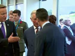 Speaking to Sky News from the NATO summit in Wales David Cameron has told Sky News he will squeeze out the Islamic State terror group no matter what it takes. News Clip