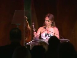 SPEECH - Jennifer Lopez at March of Dimes Celebration of Babies Luncheon Honoring Jennifer Lopez in Los Angeles, CA on 12/06/13 Stock Footage
