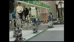 4:3 Humanoid robots compete in four-day marathon Instructional Video