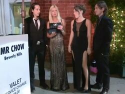 Tara Reid & Erez Eisen at Mr. Chow in Los Angeles, 09/19/13 Stock Footage