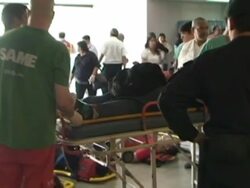 Accident in Buenos Aires Stock Footage