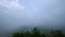 fog and clouds Stock Footage