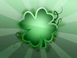 St. Patricks Day Four Leafed Clover Stock Footage