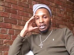 Del the Funky Homosapien Interview (clip 2) Stock Footage