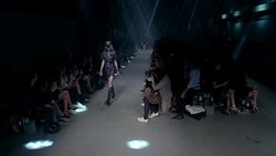 RUNWAY - at LFW: On-schedule: Versus- s/s17 catwalk show Stock Footage
