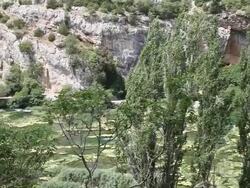 View of Krka river in the park, Roski Slap, Krka National Park Stock Footage