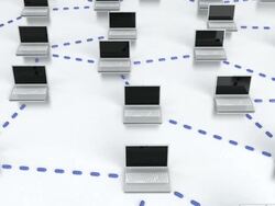 computer network new zy Stock Footage