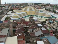 WS Shot of Phnom Penh in Cambodia / Phnom Penh, Cambodia Stock Footage