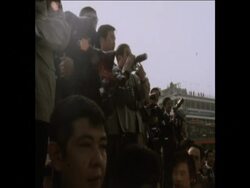 SYND 30-11-73 PASSENGERS FROM HIJACKED PLANE ARRIVE AT TOKYO AIRPORT News Clip