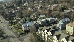 Portland arial Video Stock Footage