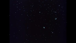 WS POV View of planets and stars at space / United States Stock Footage