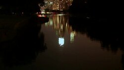 The Chicago Skyline From Lincoln Park Stock Footage