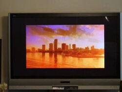 MS View of hand holding remote control to turn off TV / Miami, Florida, United States Stock Footage