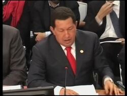 Heads of state meet for Mercosur summit, comment on Honduras News Clip