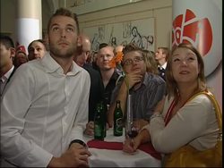 Social Democrats hold party as exit polls predict defeat News Clip