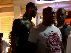 LeBron James at Prime One Twelve restaurant. Stock Footage