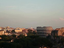 Coliseum in Rome Stock Footage