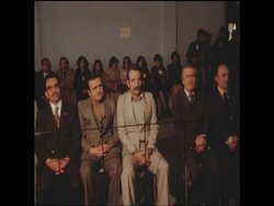 SYND 23 5 79 MAY DAY CURFEW BREAKERS IN COURT News Clip