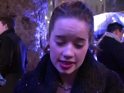 INTERVIEW Anna Popplewell on meeting the Queen, the cast, less screen time at the The Chronicles of Narnia: Voyage of the Dawn Treader 2010 Royal Film Performance World Premiere at London England. (Footage by WireImage Video/GettyImages) Stock Footage