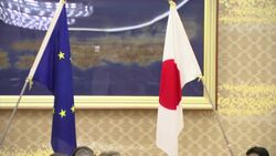 EU foreign policy chief meets Japanese foreign minister to discuss cooperation, trade News Clip