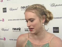 INTERVIEW - Leven Rambin at Elton John AIDS Foundation Presents 21st Annual Academy Awards Viewing Party Stock Footage