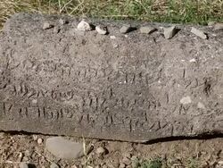 Yeregis ancient Jewish cemetery, view of the tombs Stock Footage