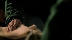 Volunteers grab trash sacks at check in line Stock Footage