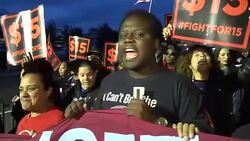 Hofstra University Protest, Presidential Debate 2016, Stock Footage