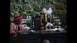 Princess Diana Receives Freedom of the City in Portsmouth News Clip