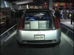 2002 Toyota ccX concept car montage Stock Footage