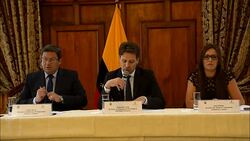 VOICED : Ecuador pide a EEUU dejar de emitir informes sobre otros paises News Clip