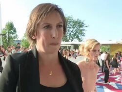 INTERVIEW: Miranda Hart on her competition and favorite programs at Arqiva British Academy Television Awards at The National Theatre on May 27, 2012 in London, England (Footage by WireImage Video/Getty Images) Stock Footage