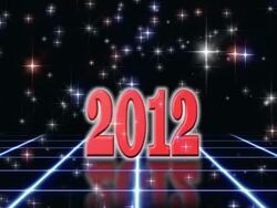 Happy New Year - 2012 Stock Footage