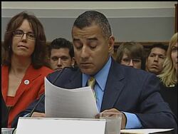 A House panel is revisiting the military's "don't ask, don't tell'' policy for the first time since it was implemented 15 years ago. News Clip